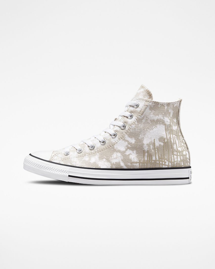 Zapatillas Altas Converse Chuck Taylor All Star Dip Dye Hombre Gris Blancas Negras | PE 274PLE